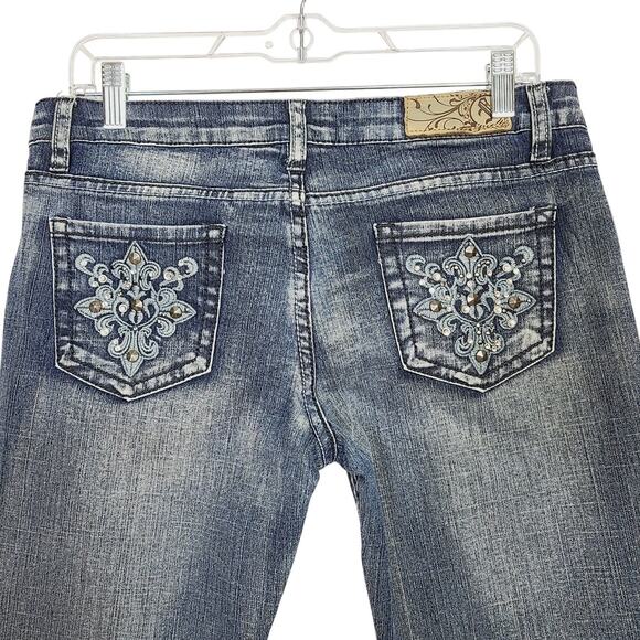 Firefly Denim Mid-Rise Bootcut Jeans Size 7 - Picture 3 of 11